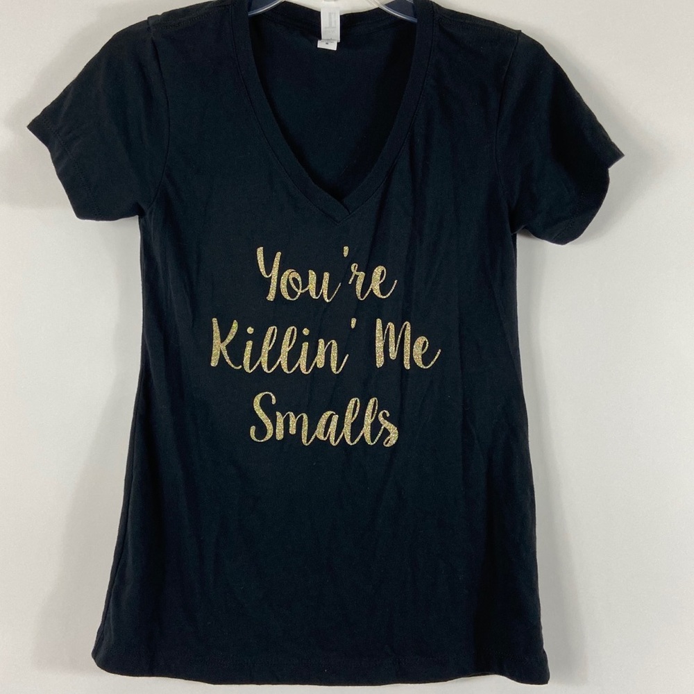 You’re Killing Me Smalls Black V Neck S/S Shirt